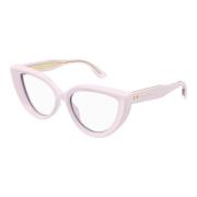 Roze Brillen Montuur Gucci , Pink , Unisex