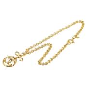 Pre-owned Metal necklaces Chanel Vintage , Yellow , Dames