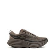 Bruine Panel Sneaker met Logo Print Hoka One One , Brown , Heren