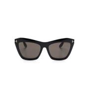 Ft5971B 001 Clip Optical Frame Tom Ford , Black , Unisex