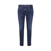 Slim Fit Blauwe Denim Jeans Fay , Blue , Heren