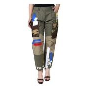 Multicolor Cargo Broek Regular Fit Groen Dolce & Gabbana , Multicolor ...