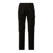 Cargo Broek in Zwart Katoenmix C.p. Company , Black , Heren