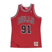 Chicago Bulls Road Swingman Jersey 1997 Mitchell & Ness , Red , Heren