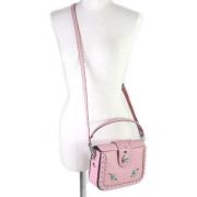 Pre-owned Leather handbags Coach Pre-owned , Pink , Dames