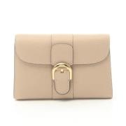 Pre-owned Leather wallets Delvaux Pre-owned , Beige , Dames