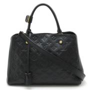 Pre-owned Leather louis-vuitton-bags Louis Vuitton Vintage , Black , D...