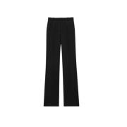 Hoge taille wol smoking broek met satijnen band Saint Laurent , Black ...