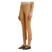 Beige Milano Leggings met Zijgleuven Liviana Conti , Beige , Dames