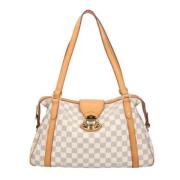 Pre-owned Fabric louis-vuitton-bags Louis Vuitton Vintage , White , Da...