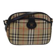 Pre-owned Canvas shoulder-bags Burberry Vintage , Brown , Dames