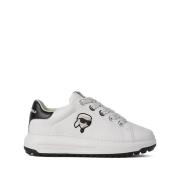 Ikonik NFT Kapri leren sneakers Karl Lagerfeld , White , Dames