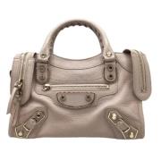 Pre-owned Leather balenciaga-bags Balenciaga Vintage , Pink , Dames