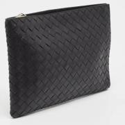 Pre-owned Leather handbags Bottega Veneta Vintage , Black , Heren