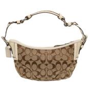 Pre-owned Canvas shoulder-bags Coach Pre-owned , Beige , Dames