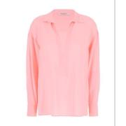 Roze Viscose Shirt Lorenzo Sera Philosophy di Lorenzo Serafini , Pink ...