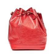 Pre-owned Leather shoulder-bags Louis Vuitton Vintage , Red , Dames