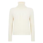 Witte Cashmere Sweaters Tabaroni Cashmere , White , Dames