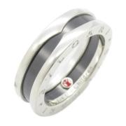 Pre-owned Silver rings Bvlgari Vintage , Gray , Heren