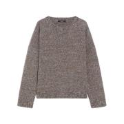 Oversized puur wollen trui Max Mara Weekend , Gray , Dames