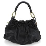 Pre-owned Leather prada-bags Prada Vintage , Black , Dames