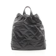 Pre-owned Leather backpacks Chanel Vintage , Black , Dames