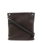 Pre-owned Leather shoulder-bags Bottega Veneta Vintage , Black , Dames