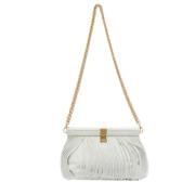 Pre-owned Leather handbags Proenza Schouler Pre-owned , White , Dames