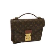 Pre-owned Canvas louis-vuitton-bags Louis Vuitton Vintage , Brown , Da...