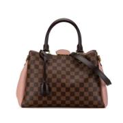 Pre-owned Leather handbags Louis Vuitton Vintage , Brown , Dames