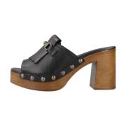 Heeled Mules Nerogiardini , Black , Dames