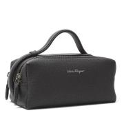 Pre-owned Leather handbags Salvatore Ferragamo Pre-owned , Black , Her...