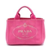 Pre-owned Canvas prada-bags Prada Vintage , Pink , Dames