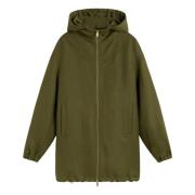 Hoodie met verstelbare zoom Fabiana Filippi , Green , Dames