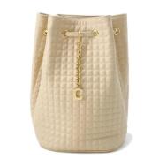 Pre-owned Leather celine-bags Celine Vintage , Beige , Dames