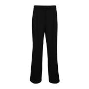 Geplooide Crepe Broek Calvin Klein , Black , Dames