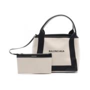 Pre-owned Canvas balenciaga-bags Balenciaga Vintage , White , Dames