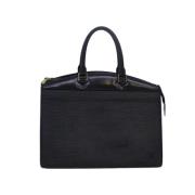 Pre-owned Leather louis-vuitton-bags Louis Vuitton Vintage , Black , D...