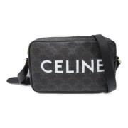 Pre-owned Canvas handbags Celine Vintage , Black , Dames