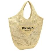 Pre-owned Fur handbags Prada Vintage , Beige , Dames