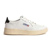 Witte Vintage Leren Sneakers Autry , White , Heren