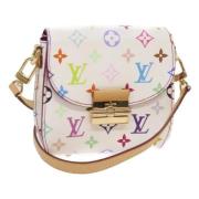 Pre-owned Canvas louis-vuitton-bags Louis Vuitton Vintage , White , Da...