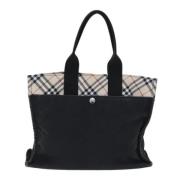 Pre-owned Canvas shoulder-bags Burberry Vintage , Black , Dames