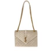 Pre-owned Canvas shoulder-bags Yves Saint Laurent Vintage , Beige , Da...