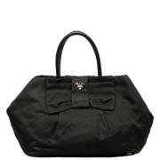 Pre-owned Canvas totes Prada Vintage , Black , Dames