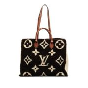 Pre-owned Leather totes Louis Vuitton Vintage , Black , Dames