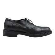 Klassieke zwarte veterschoenen Ernesto Dolani , Black , Heren