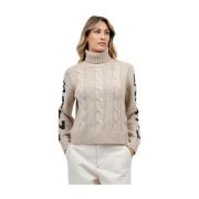 Gebreide coltrui MC2 Saint Barth , Beige , Dames