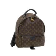 Pre-owned Canvas backpacks Louis Vuitton Vintage , Brown , Dames