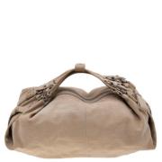 Pre-owned Leather handbags Givenchy Pre-owned , Beige , Dames